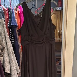 Connected Apparel Black Elegant Short Dress